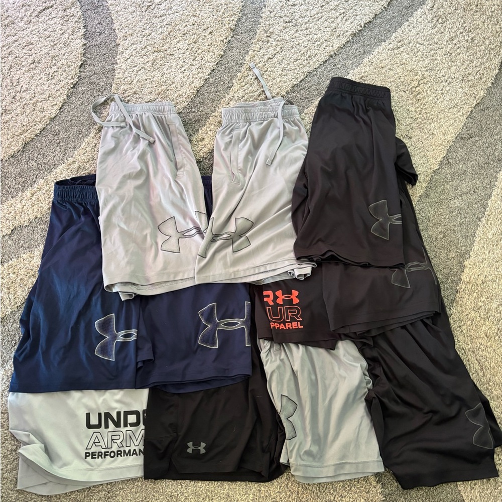 Under Armour Men's Athletic Shorts - Black, Gray, Navy